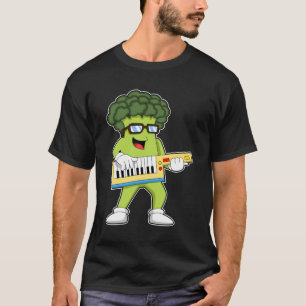 Veganer Broccoli bei Gitarre T-Shirt