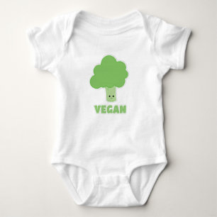 Veganer Brokkoli Baby Strampler