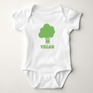 Veganer Brokkoli Baby Strampler