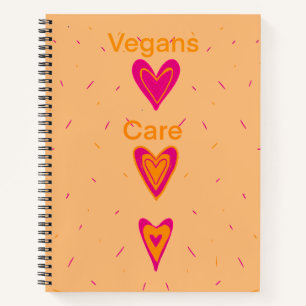 Veganer Care Notizblock