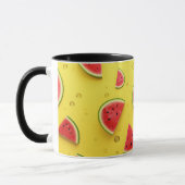 Veganer Cartoon Obstbäume Niedlich Wassermelone Sl Tasse (Links)
