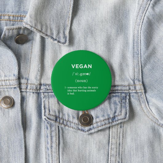 veganer Definitionsgrüner Kreis Button (Beispiel)