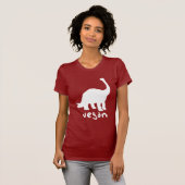 Veganer Dinosaurier T-Shirt (Vorne ganz)