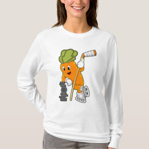 Veganer Eishockey-Eishockeystick T-Shirt