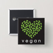 veganer erART Button (Vorne & Hinten)