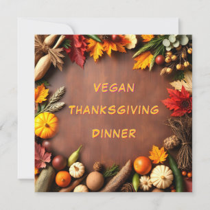 Veganer Erntedank Einladung