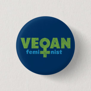 Veganer Feminist Button