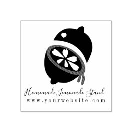 Veganer Garten Lemon Lemonade Stand Gummistempel