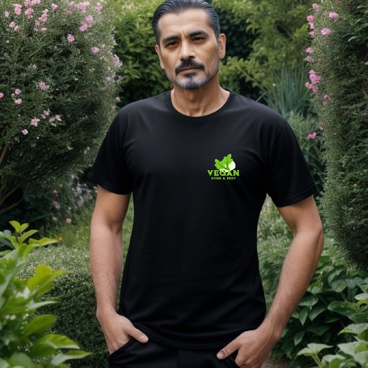 Veganer Geborener und gezüchteter T - Shirt