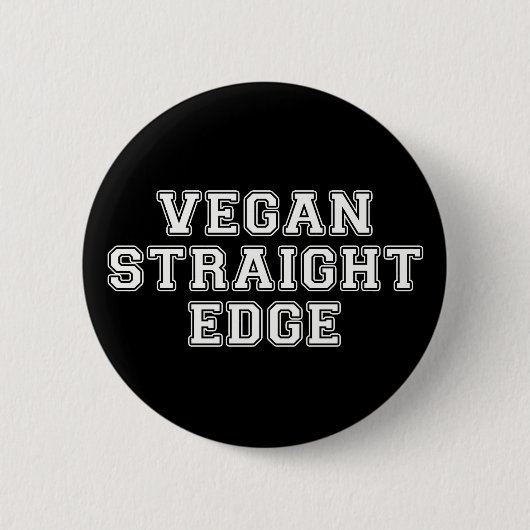 Veganer gerader Rand Button (Vorderseite)