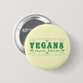 Veganer Geschmack Button (Vorne & Hinten)