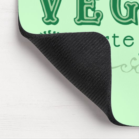 Veganer Geschmack Mousepad (Ecke)