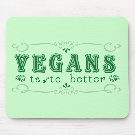Veganer Geschmack Mousepad (Vorne)