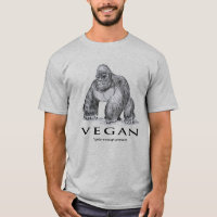 Veganer Gorilla bekommt genug Eiweiß