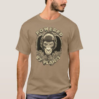Veganer Gorilla - Powered by Pflanze Zitat