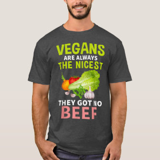 Veganer Got kein Veganes Rindfleischdesign T-Shirt