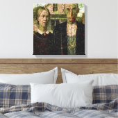 Veganer gotischer Kunstlöffel Leinwanddruck (Insitu (Schlafzimmer))