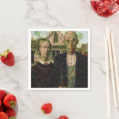 Veganer gotischer Kunstlöffel Serviette (Beispiel)