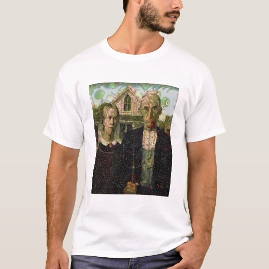 Veganer gotischer Kunstlöffel T-Shirt (Vorderseite)