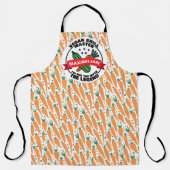 Veganer Grillmeister Mythos legendäre Karotten Schürze (Vorderseite)