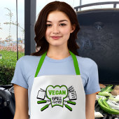 Veganer Grillmeister Schürze