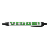 Veganer grüner Streifen-Stift Kugelschreiber (Unterseite)