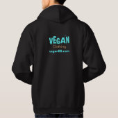 VEGANER Kleidungs-UnterzeichnungHoodie 2012 Hoodie (Rückseite)