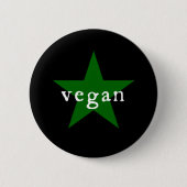 Veganer Knopf Button (Vorderseite)