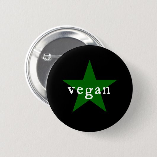 Veganer Knopf Button (Vorne & Hinten)