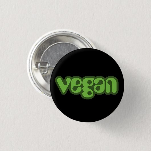 veganer Knopf Button (Vorne & Hinten)