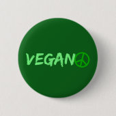Veganer Knopf Button (Vorderseite)