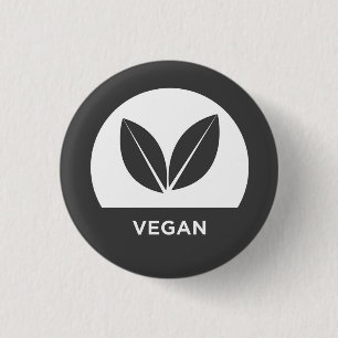 Veganer Knopf Button