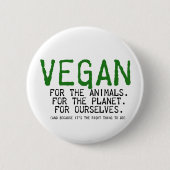 VEGANER KNOPF BUTTON (Vorderseite)