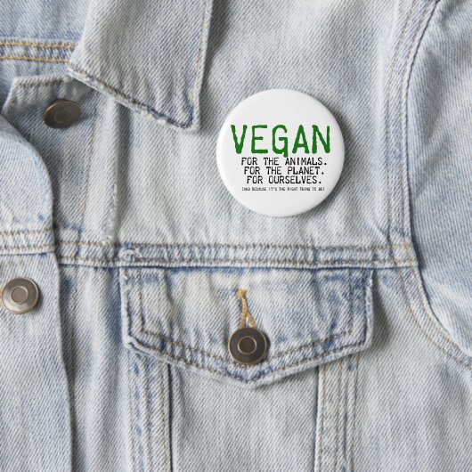 VEGANER KNOPF BUTTON (Beispiel)
