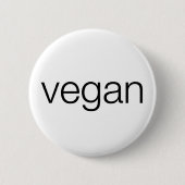veganer KNOPF Button (Vorderseite)