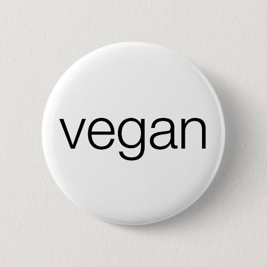 veganer KNOPF Button (Vorderseite)