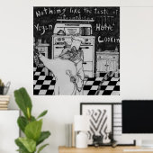 Veganer Koch Maurice Poster (Heimbüro)