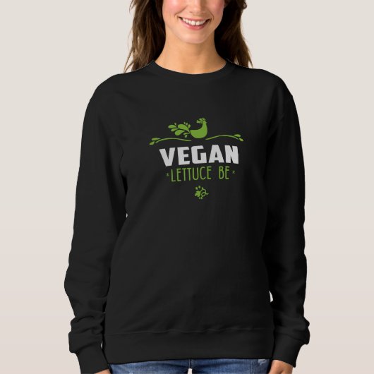Veganer Kopfsalat ist Sweatshirt (Vorderseite)