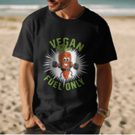 Veganer Kraftstoff nur für Karotte T-Shirt