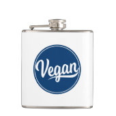 Veganer Kreis Flachmann (Vorderseite)