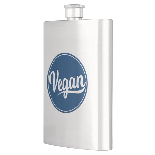 Veganer Kreis Flachmann (Links)