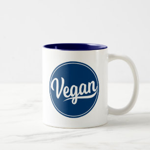 Veganer Kreis Zweifarbige Tasse
