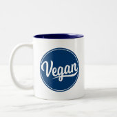 Veganer Kreis Zweifarbige Tasse (Links)
