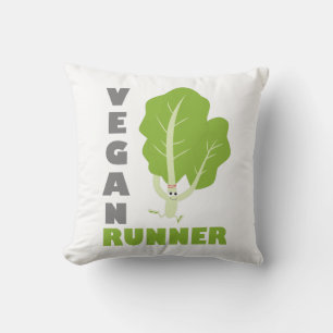 Veganer Läufer - Kale Kissen