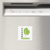Veganer Läufer - Kale Magnet (In Situ (Geschirrspüler))
