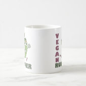 Veganer Läufer - Laufpfeffer Kaffeetasse (Mittel)
