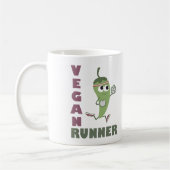 Veganer Läufer - Laufpfeffer Kaffeetasse (Links)