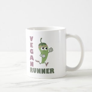 Veganer Läufer - Laufpfeffer Kaffeetasse