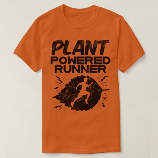 Veganer Läufer T-Shirt (Design vorne)