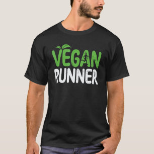 Veganer Läufer Vegan Vegetarische Ernährung Athlet T-Shirt